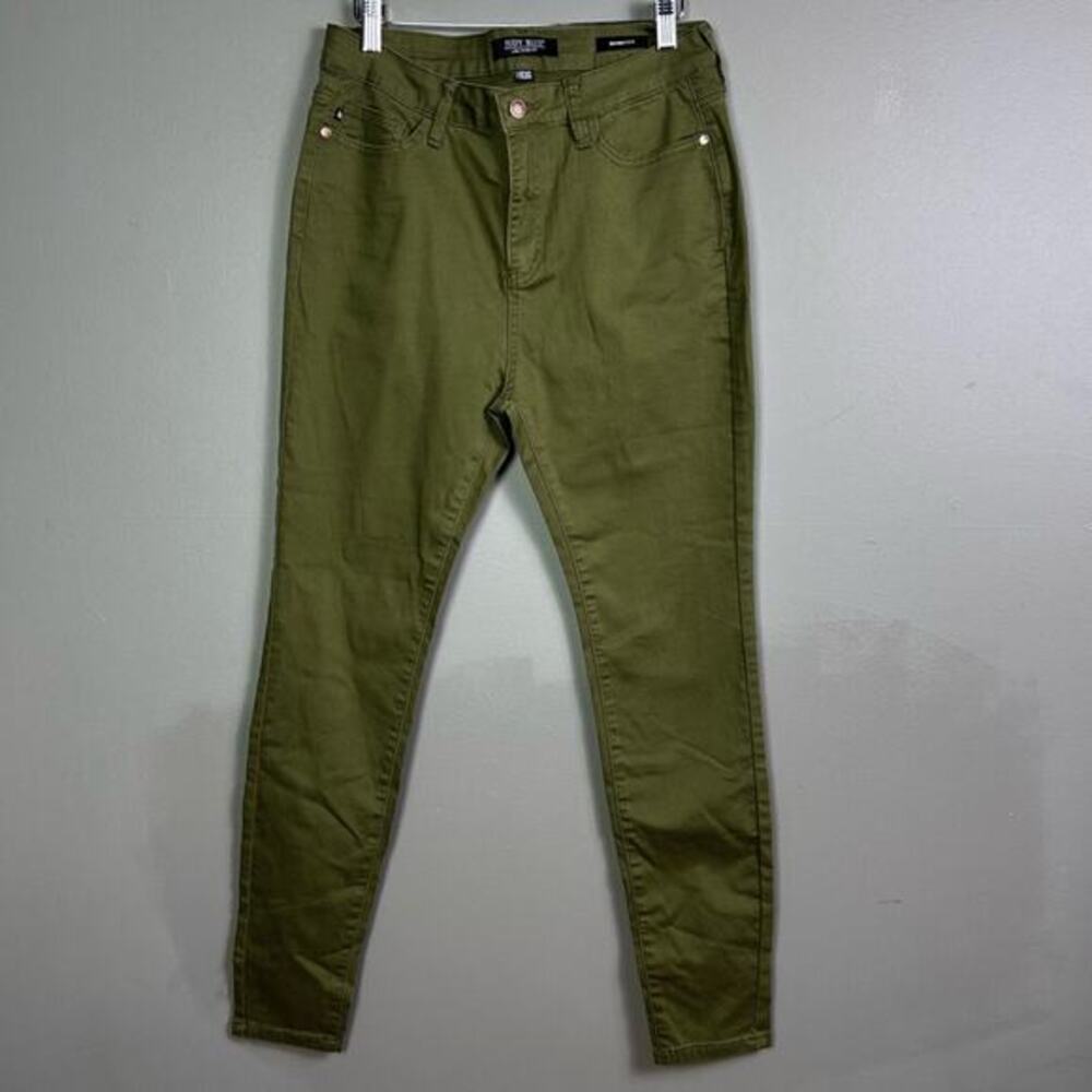 Judy Blue size 30 olive green denim jeans skinny utility